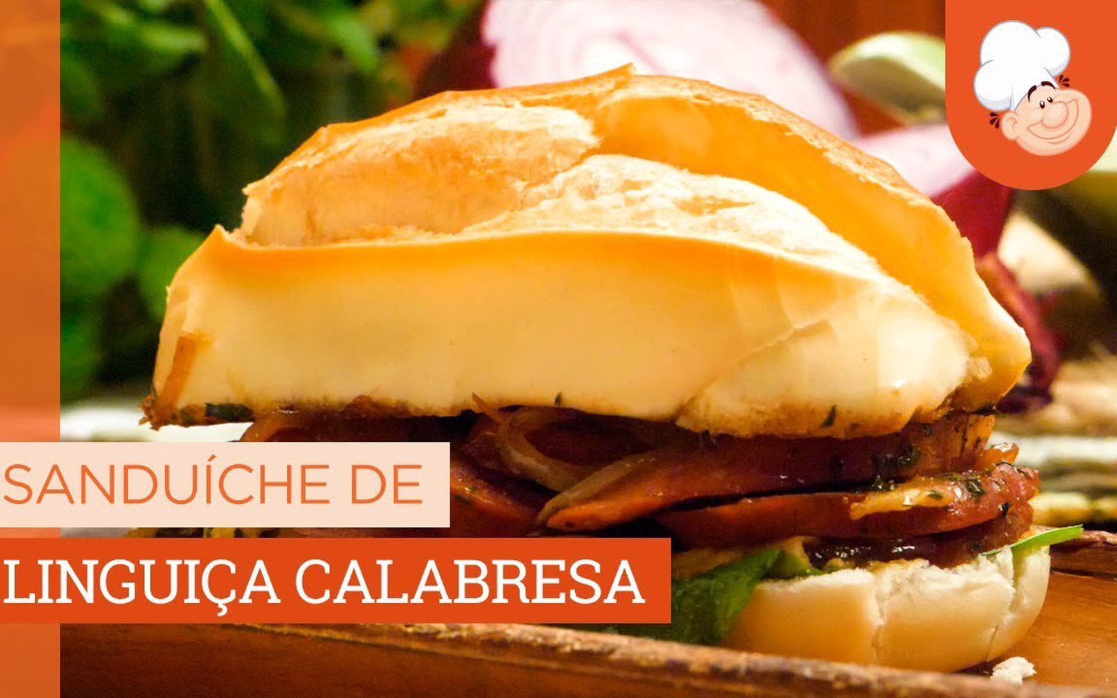 Sanduíche de Linguiça Calabresa