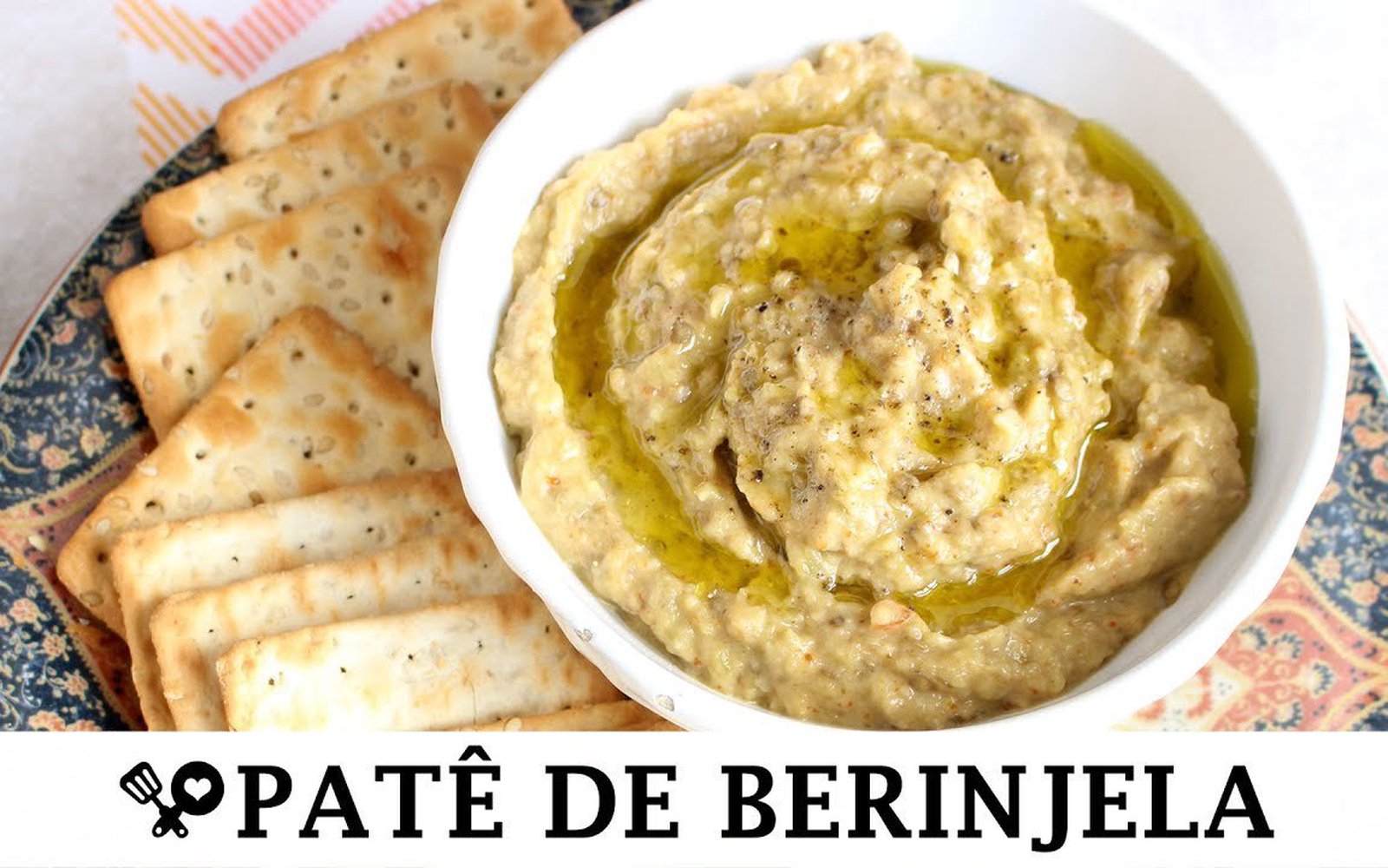 Patê de Berinjela (Babaganouch Adaptado)