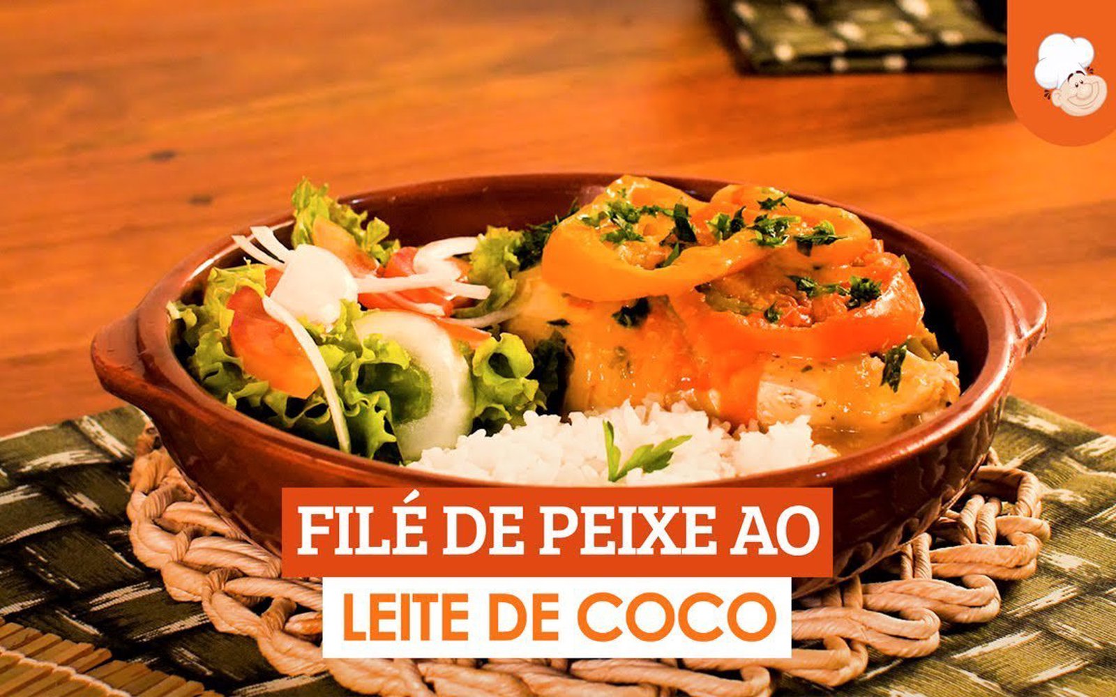 Filé de Peixe ao Leite de Coco