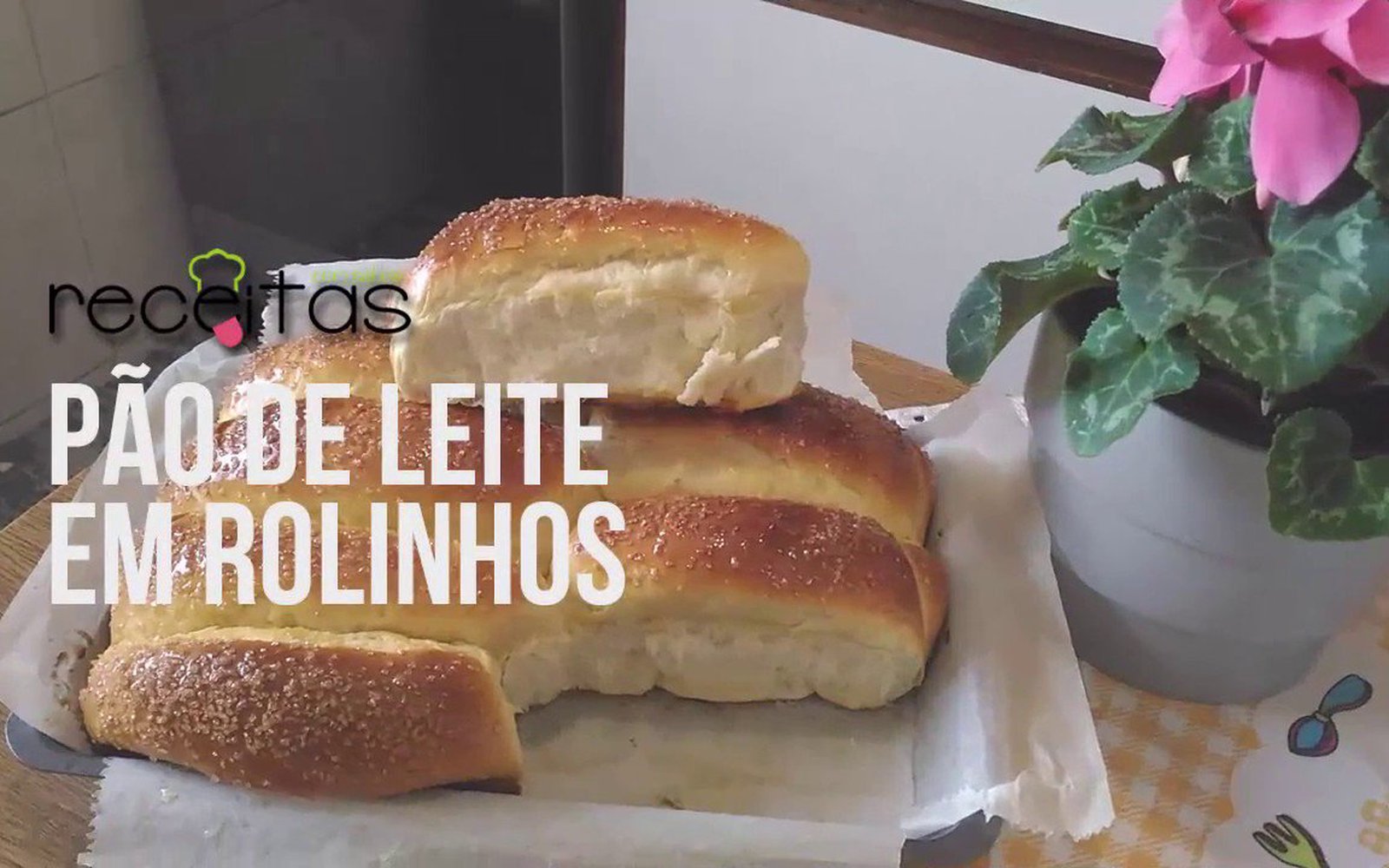 Pão de Leite em Rolinhos