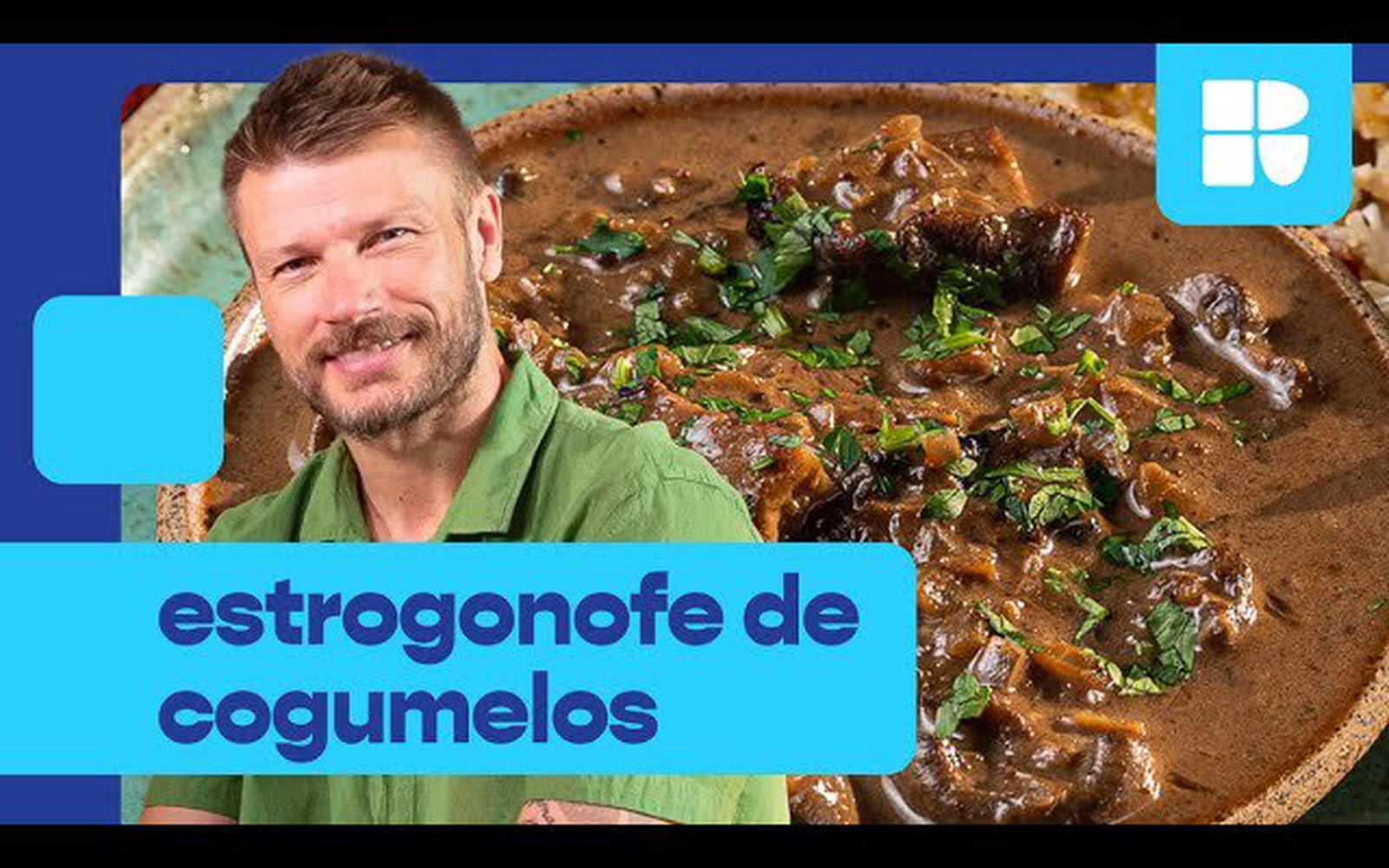 Estrogonofe de cogumelos