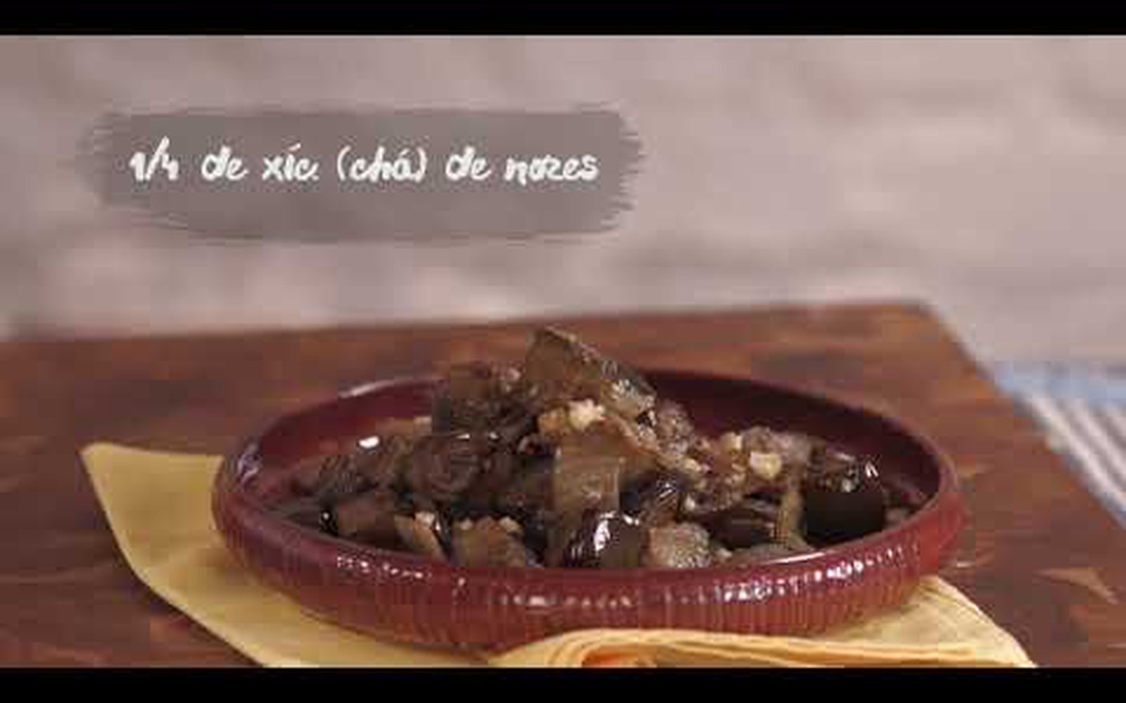 Berinjela Refogada com Pimenta-Síria