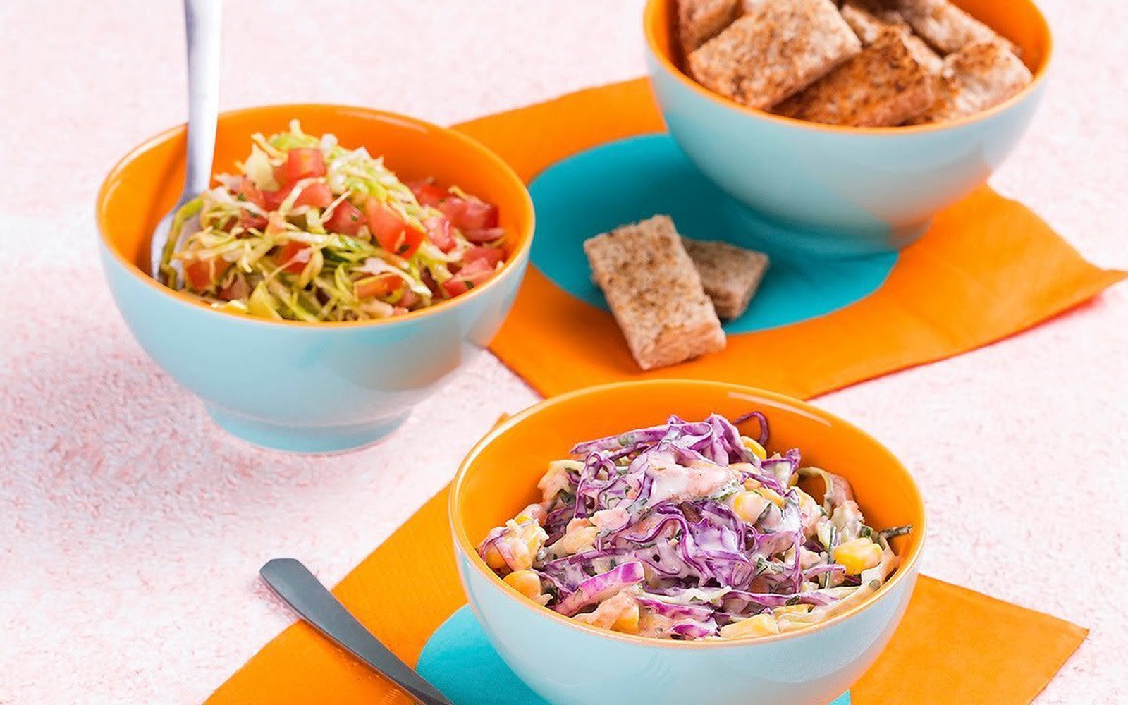 Vinagrete Suave e Saladinha Cremosa Fresquinha (Salada Dupla do Poder)
