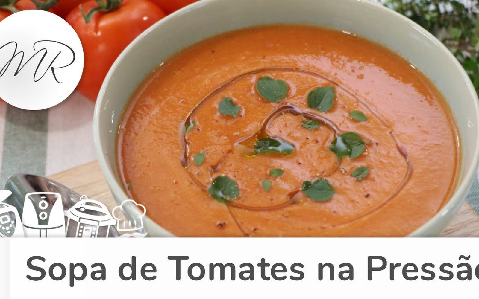 Sopa de Tomates na Pressão