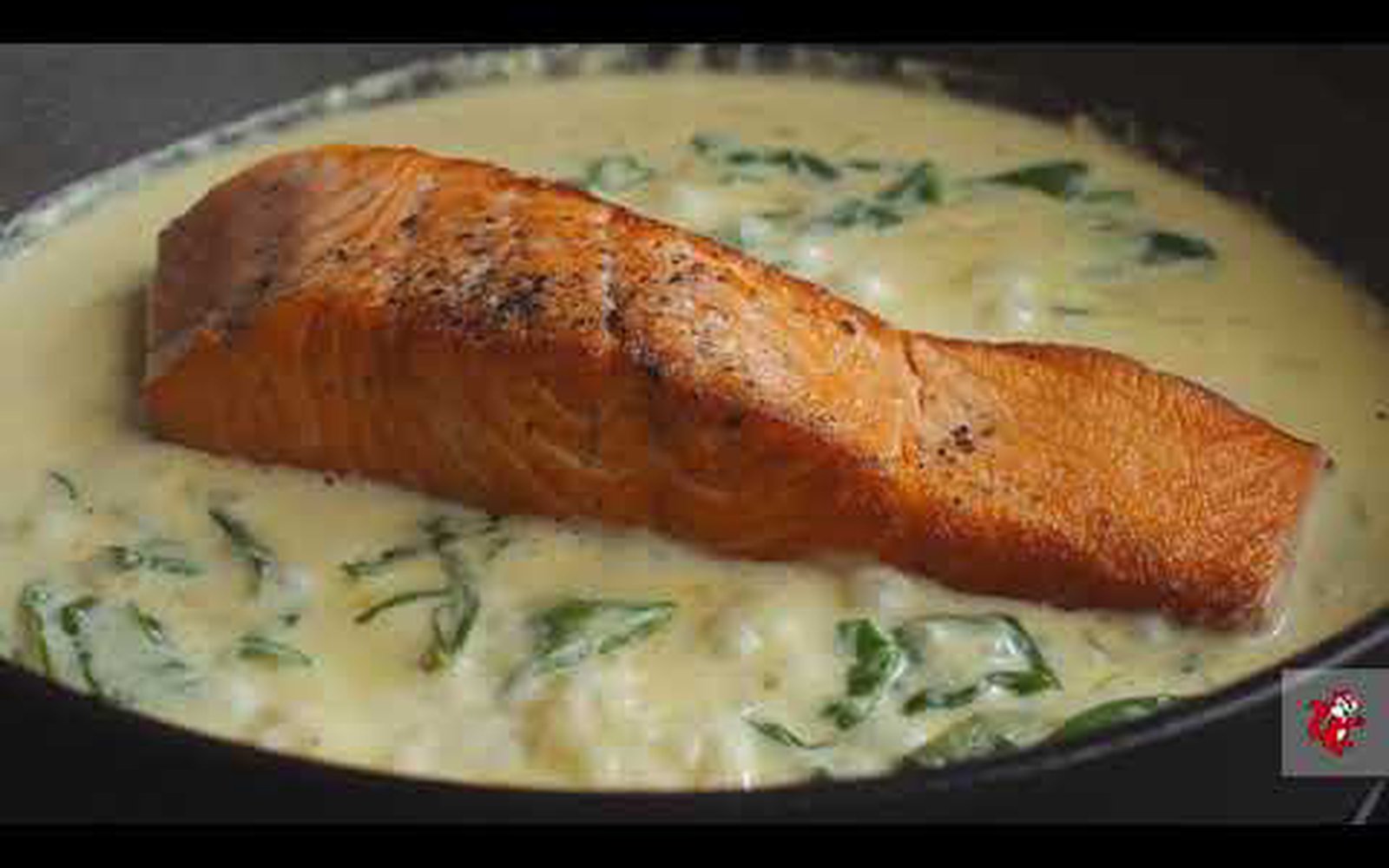 Salmão com Molho Cremoso