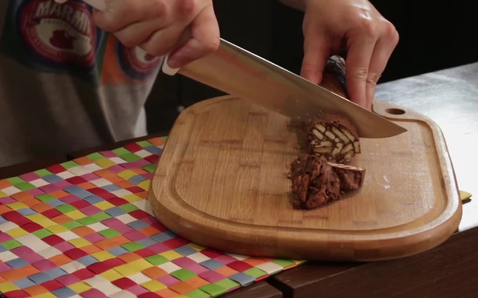 Receita de Salame de Chocolate com Bolacha Maisena