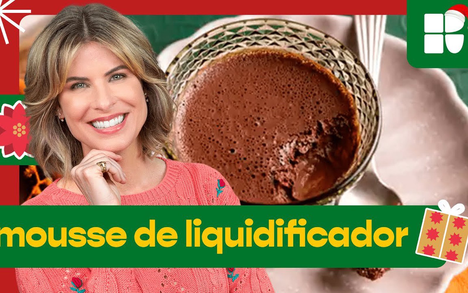 Mousse de chocolate de 2 ingredientes no liquidificador