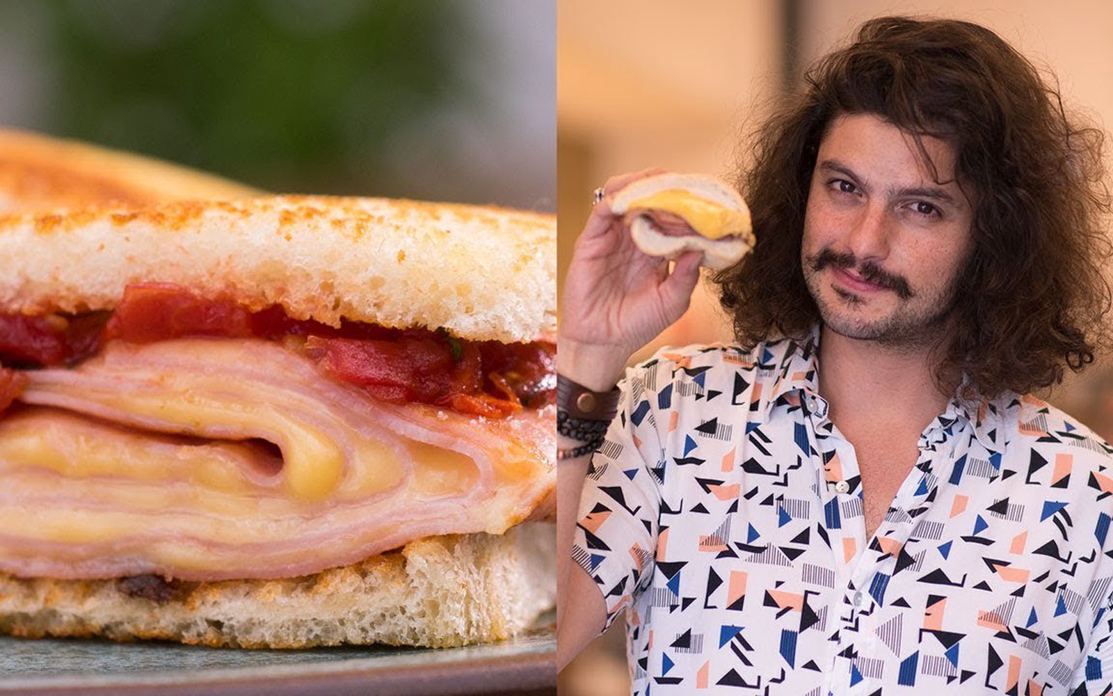 Sanduíche Bauru com Geleia de Tomate