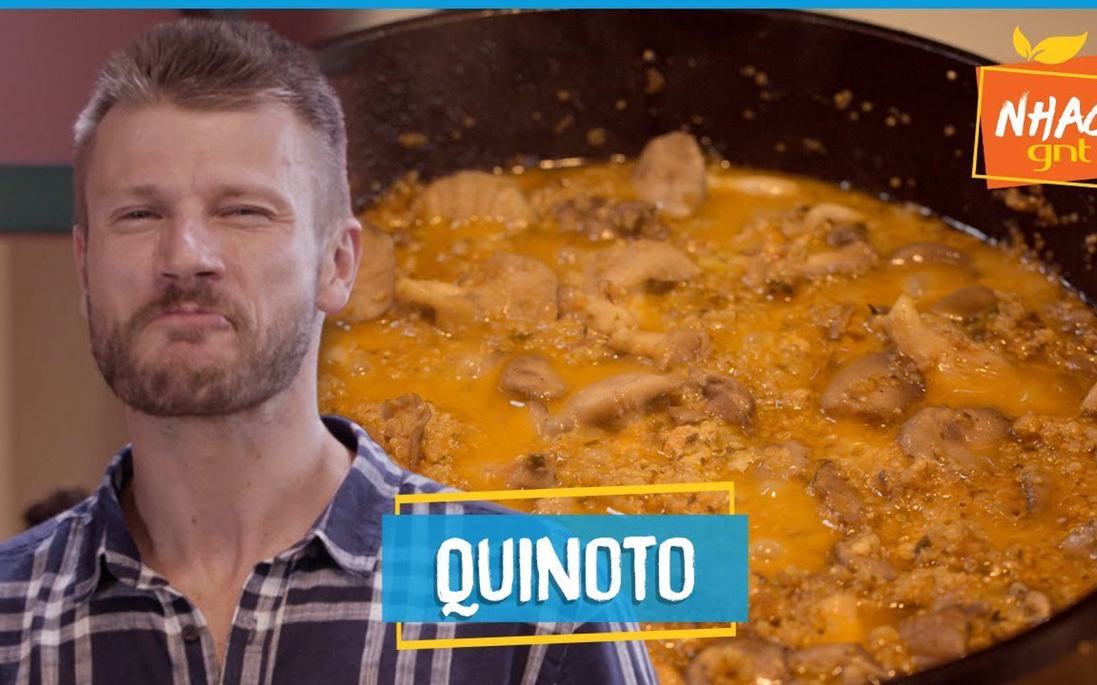 Risoto de quinoa com cogumelos (Quinoto)