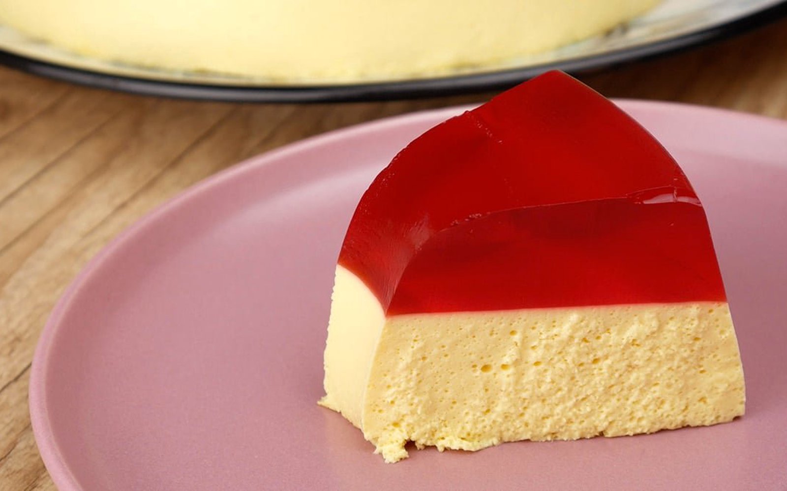 Sobremesa de 2 ingredientes com gelatina