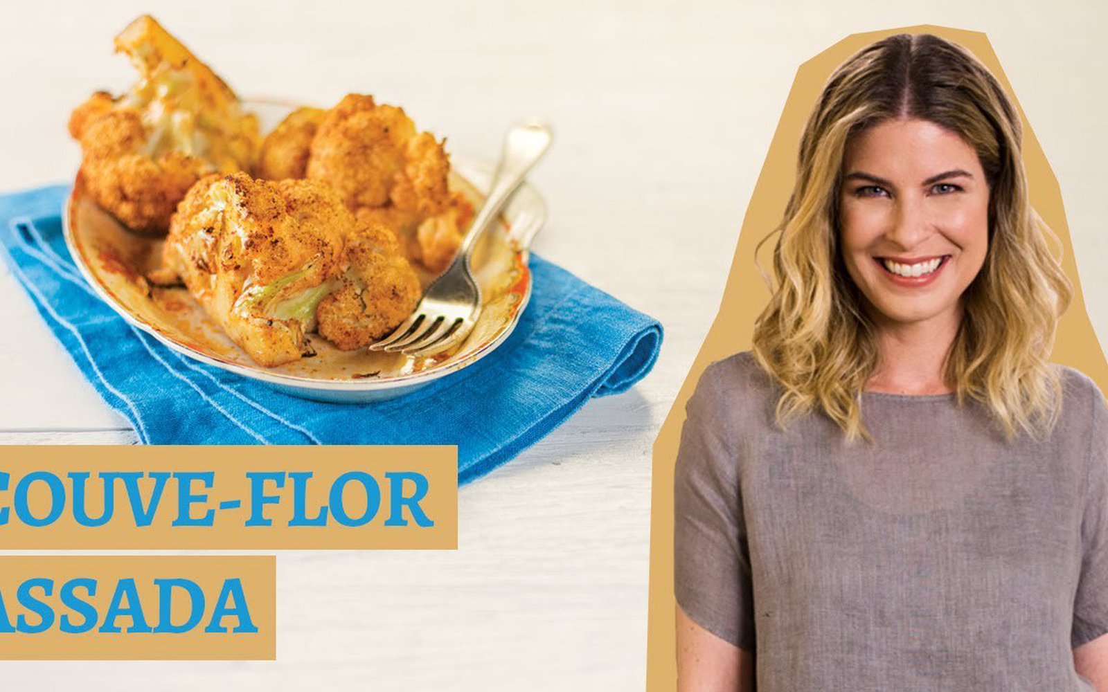 Couve-flor assada com páprica