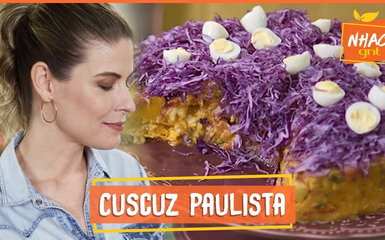 Cuscuz Paulista com Salada de Repolho e Ovos de Codorna