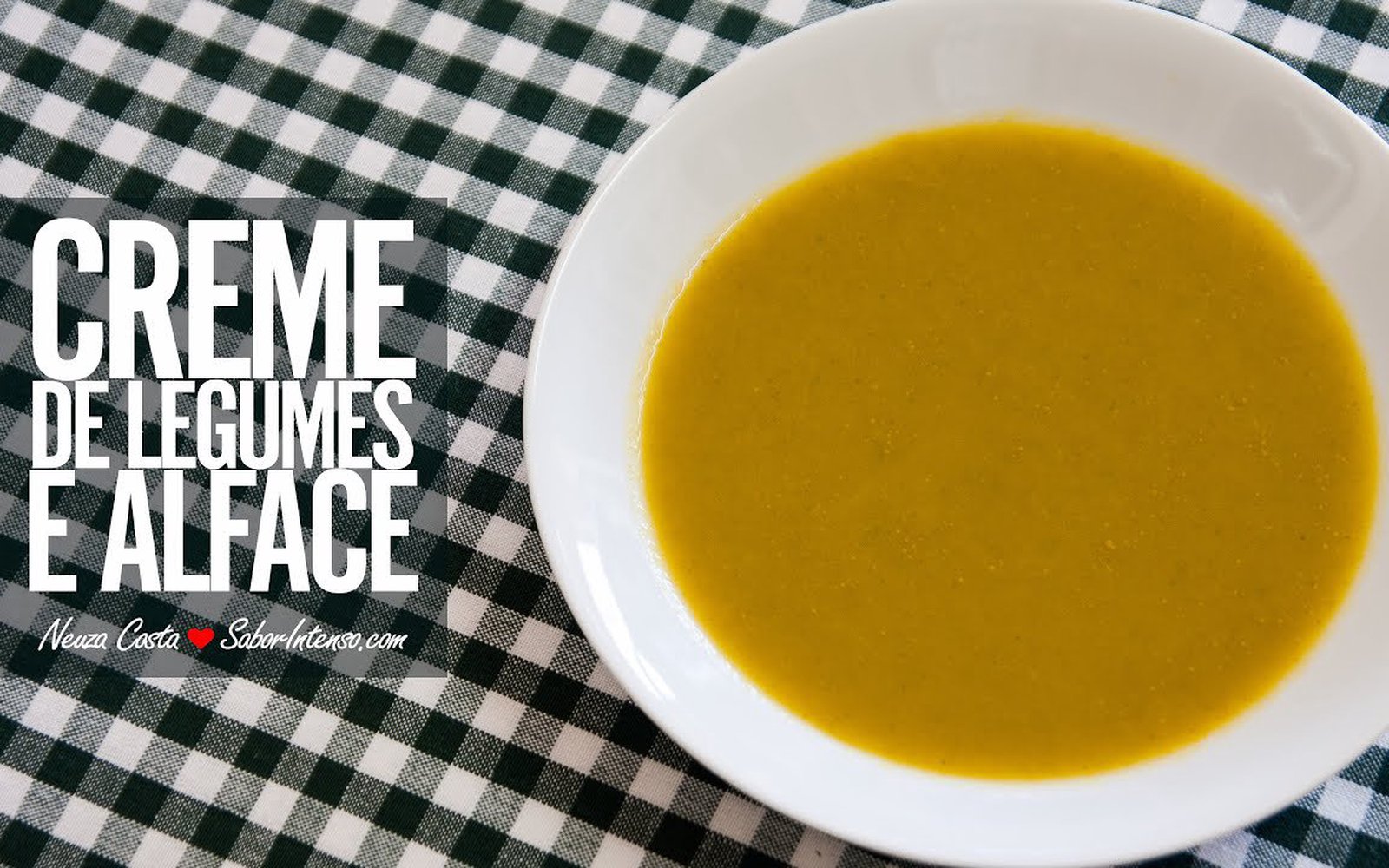 Creme de Legumes e Alface