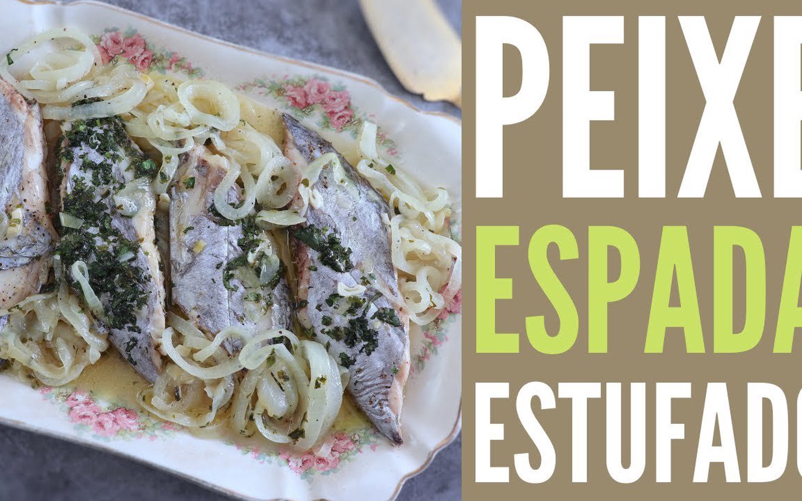 Peixe Espada Estufado