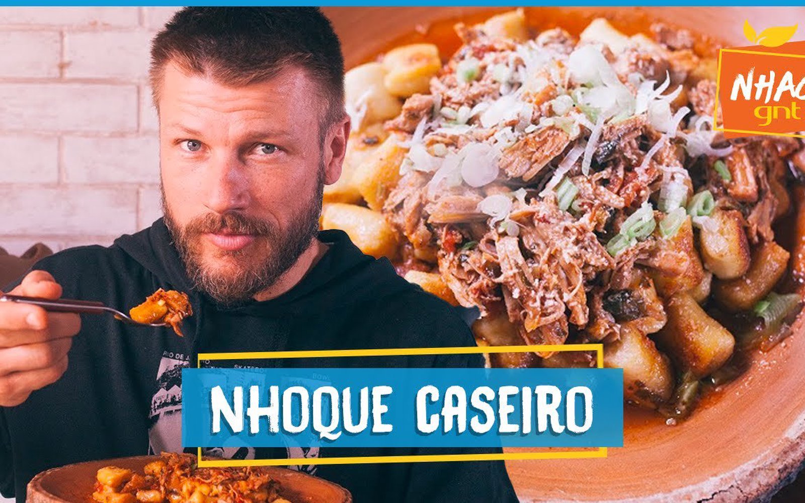 Nhoque de Polenta Caseiro com Galinhada