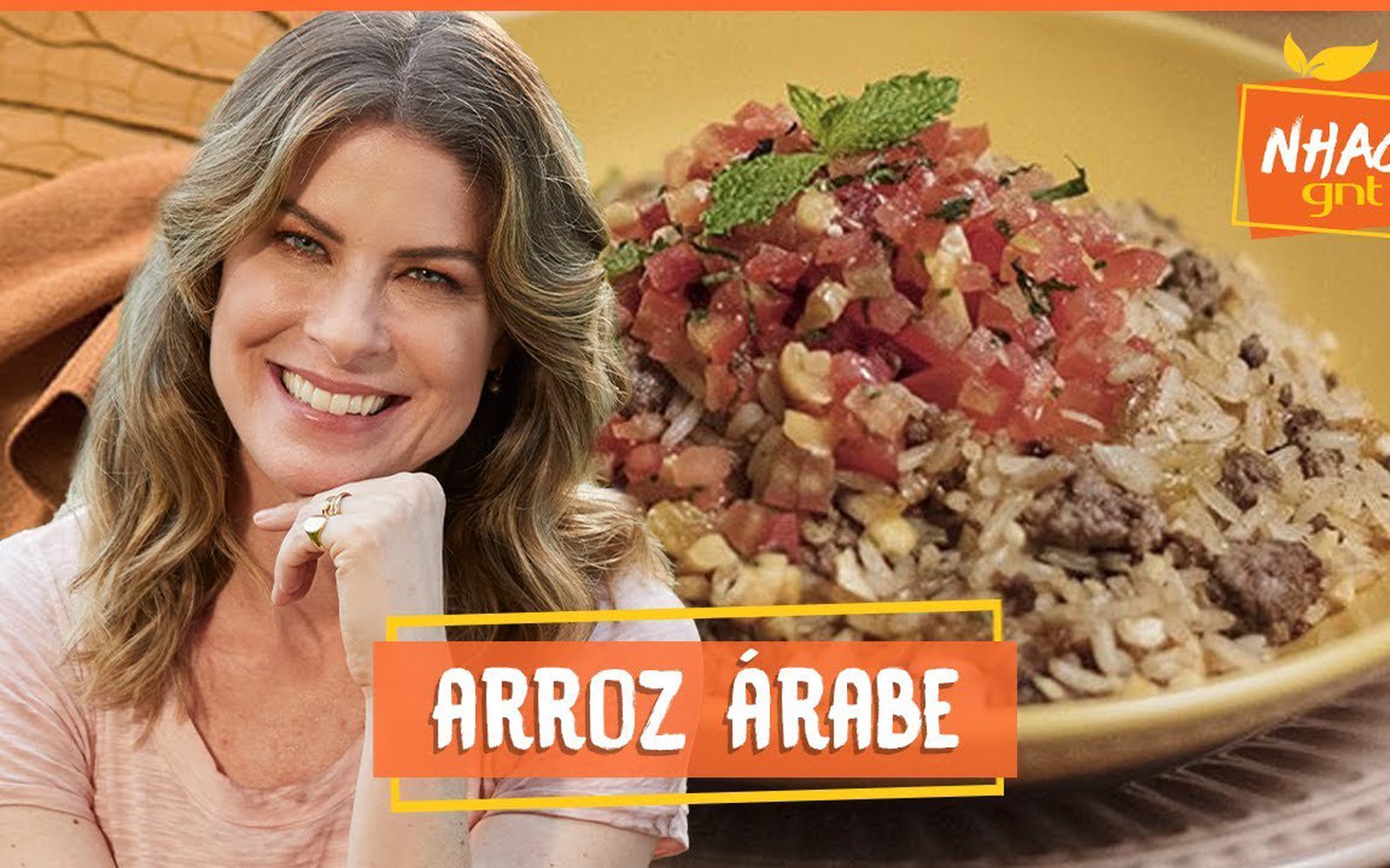 Arroz árabe com carne moída