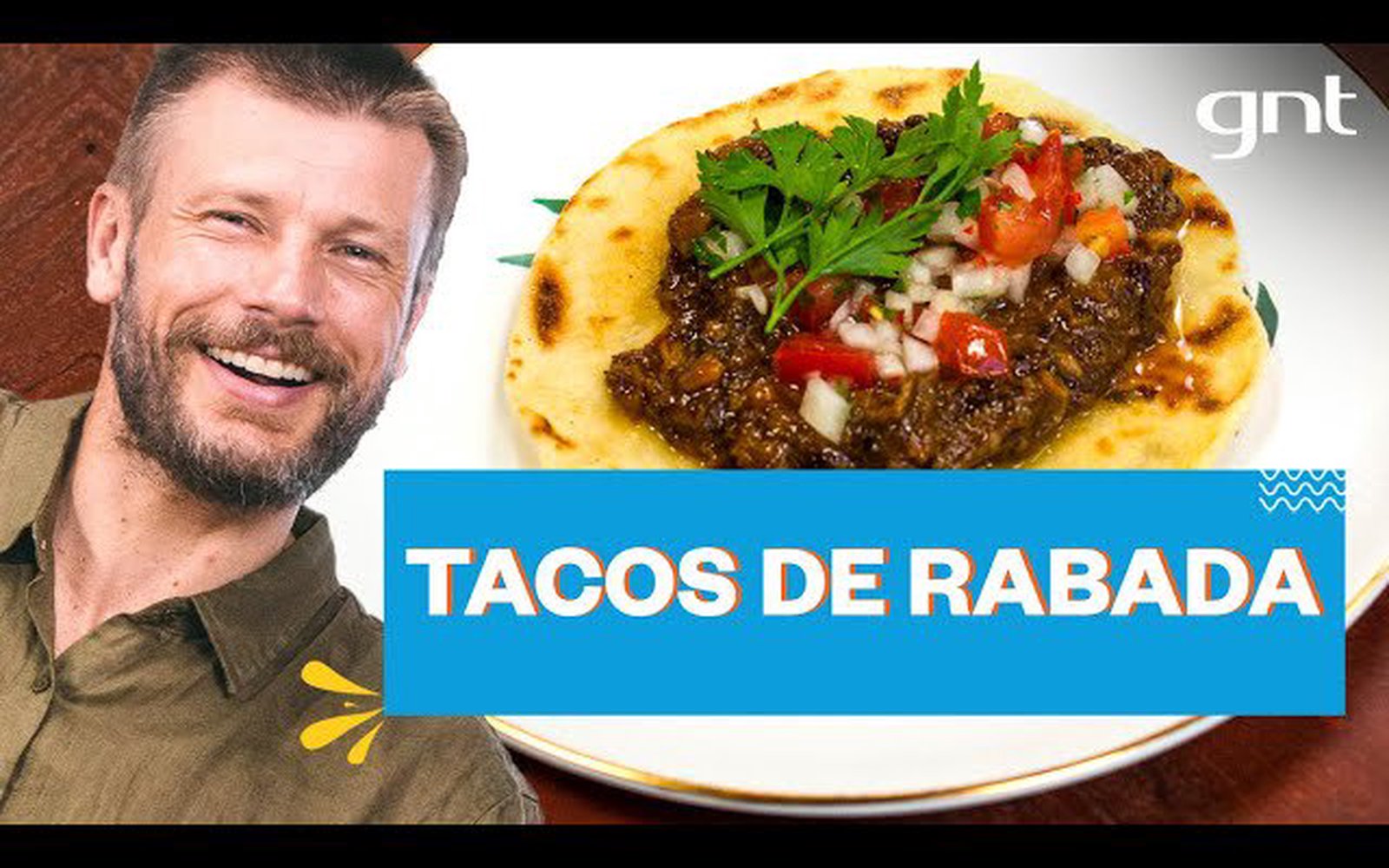 Taco de Rabada com Molho Pico de Gallo
