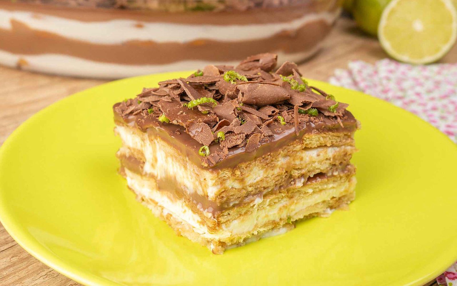 Pavê de Limão com Chocolate