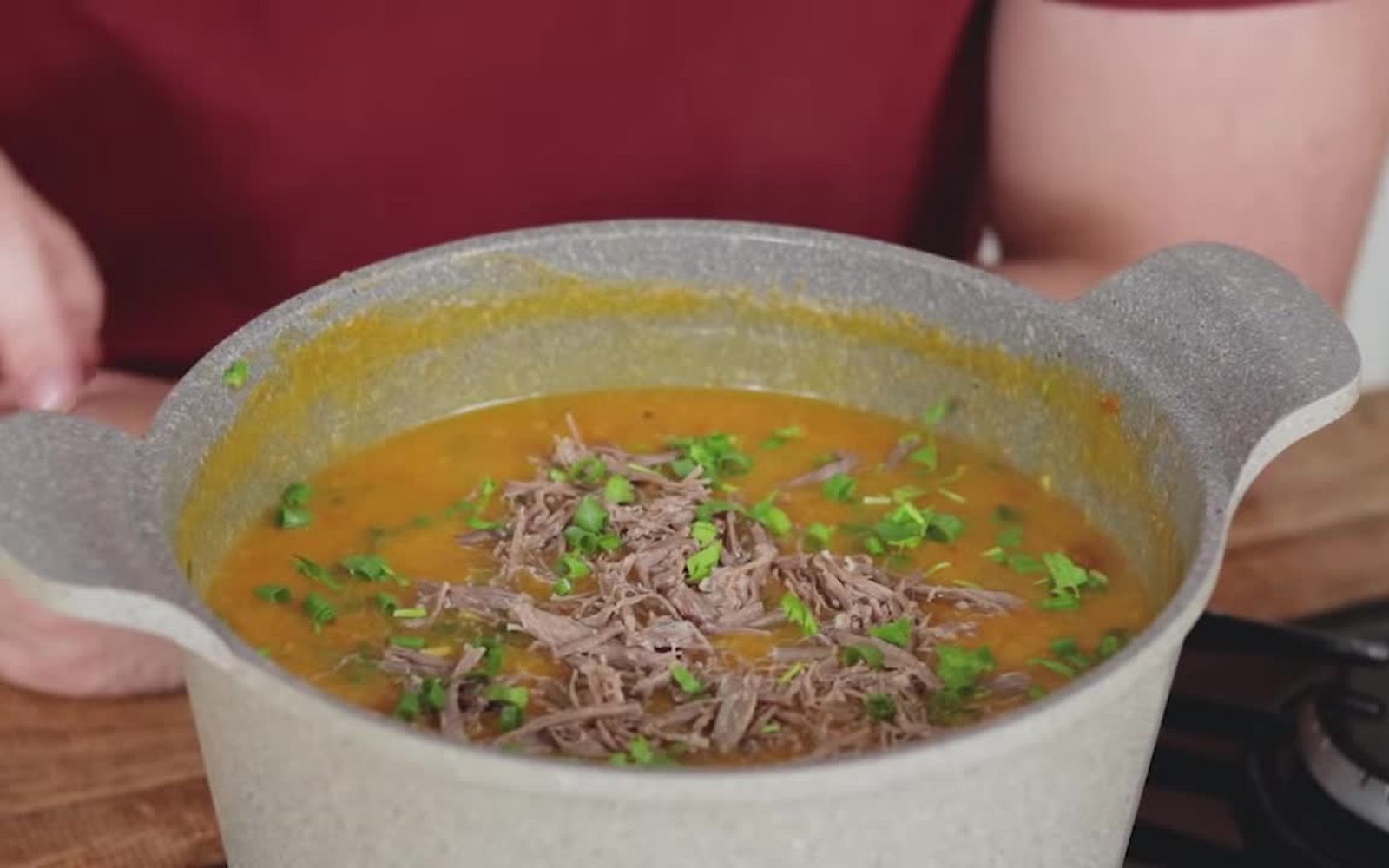 Receita de Caldo de Mandioca 