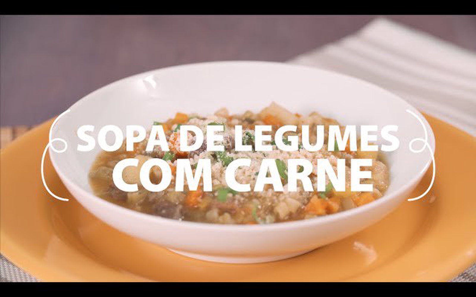 Sopa de Carne com Legumes