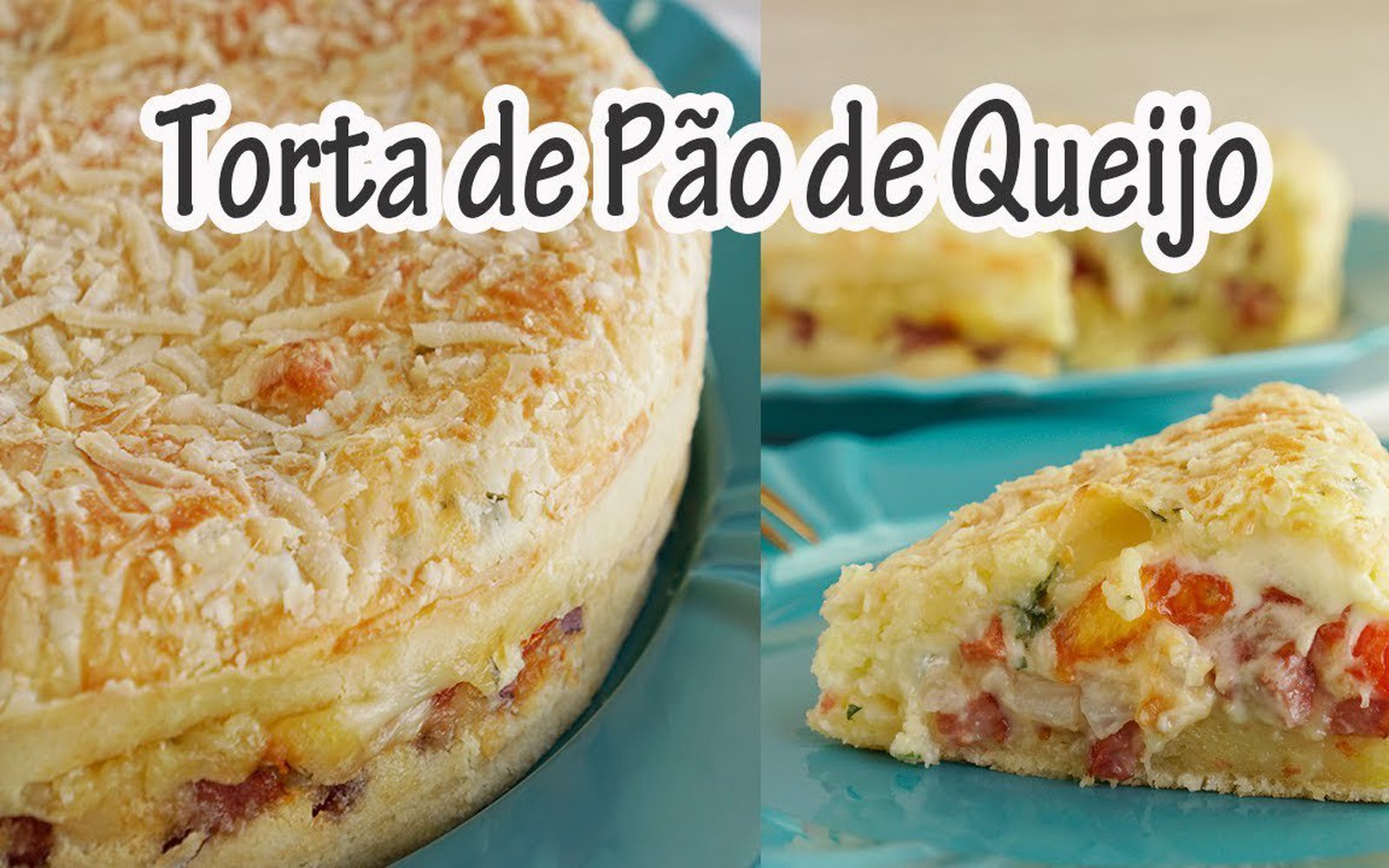 Torta de Pão de Queijo Recheada