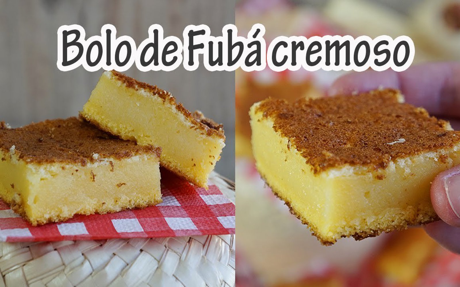 Bolo de Fubá Cremoso