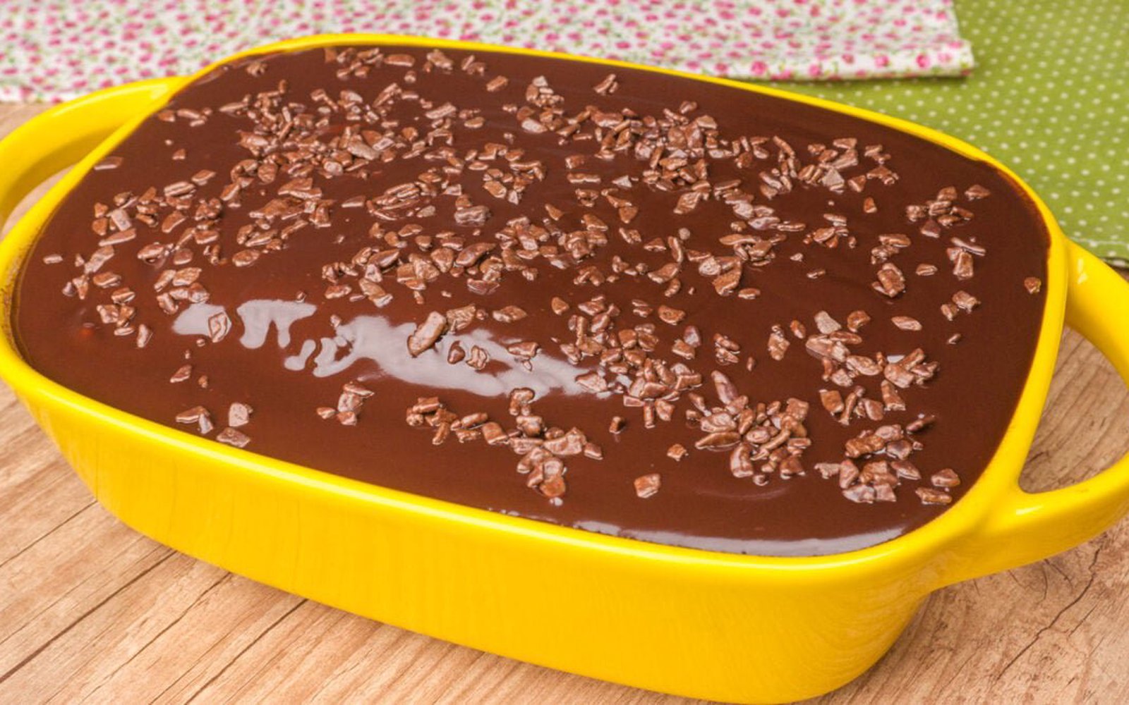 Bolo de Chocolate Quente