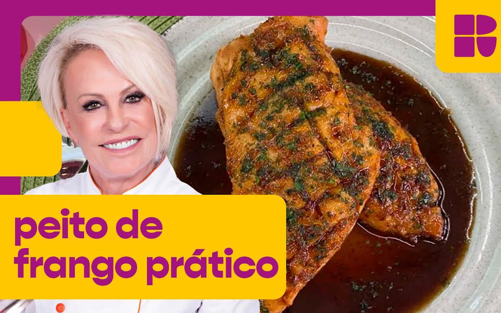 Peito de Frango Prático com Molho de Mel e Shoyu