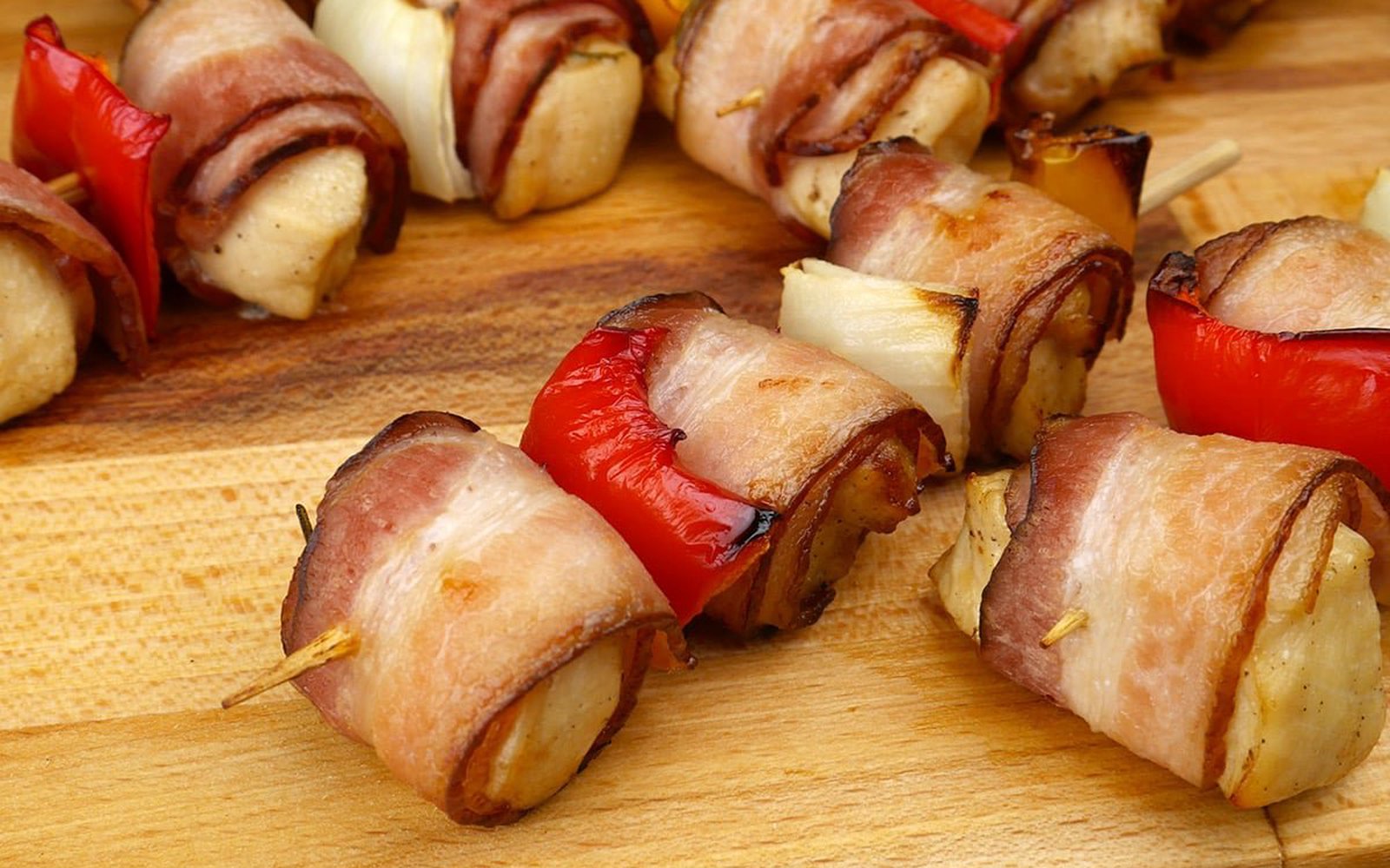 Espetinho de Frango na Air Fryer