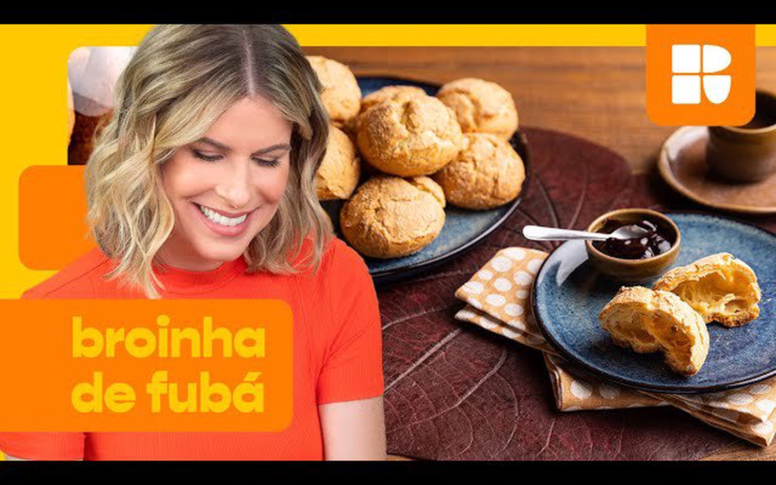 Broa de fubá fofinha