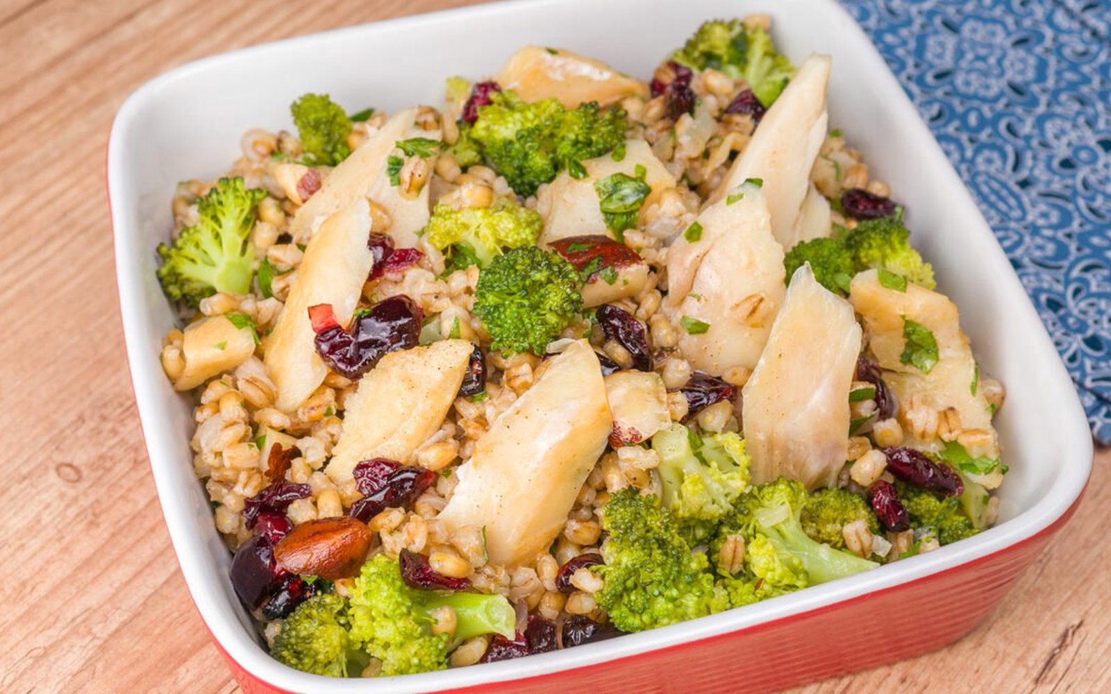 Salada de Cevadinha com Saithe