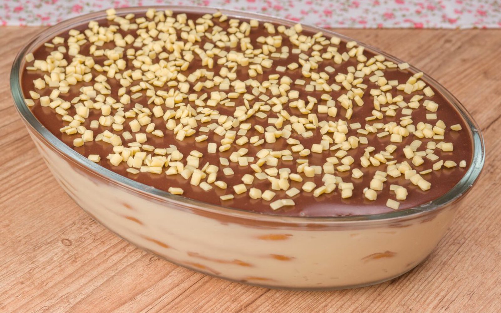 Pavê Simples de Baunilha com Chocolate