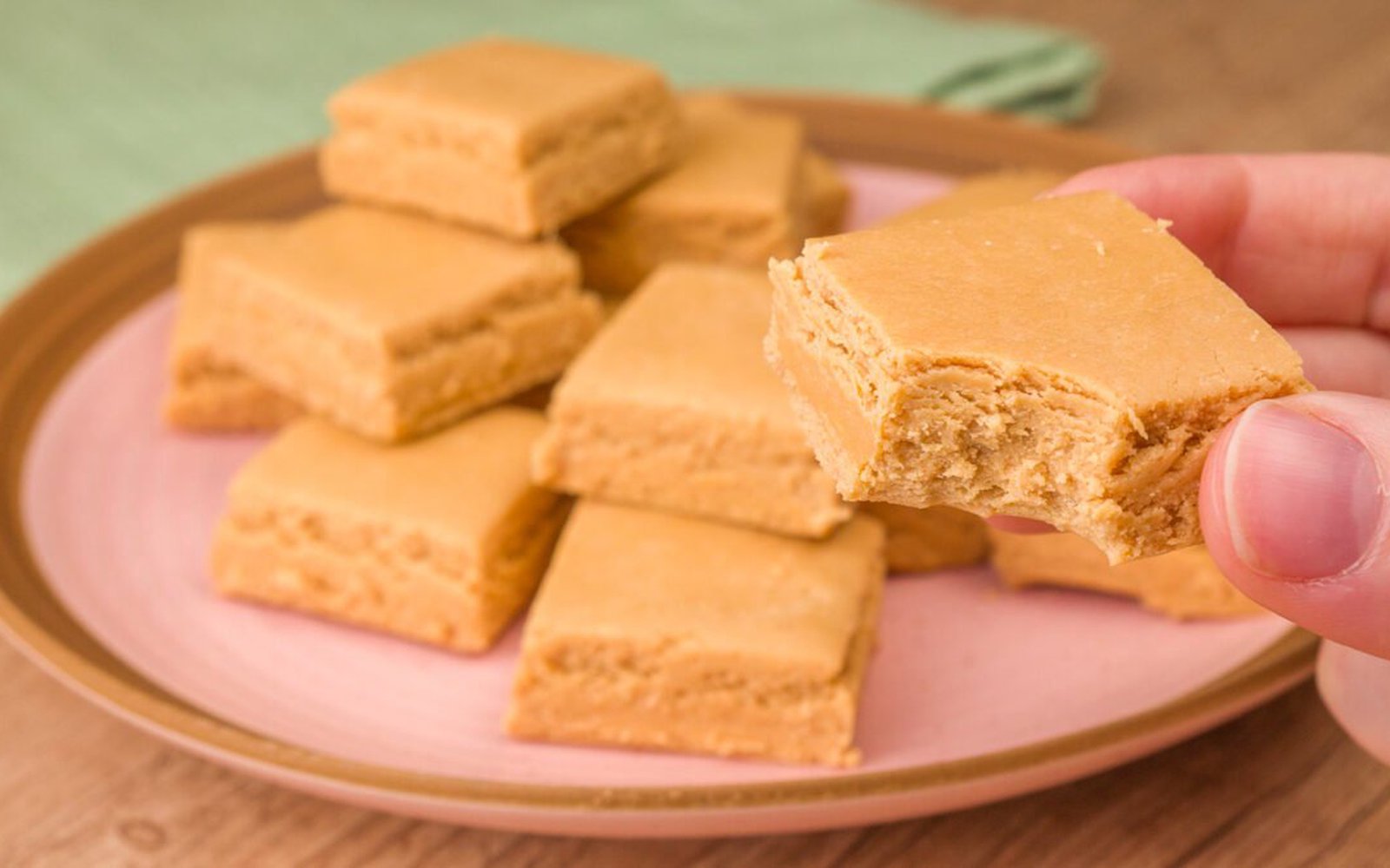 Quadradinhos de Doce de Leite