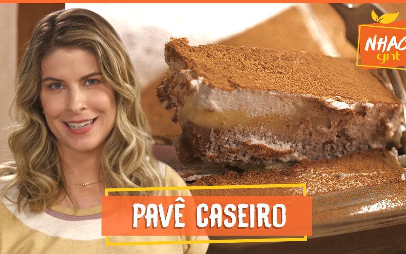 Pavê de Chocolate com Biscoito Caseiro e Merengue