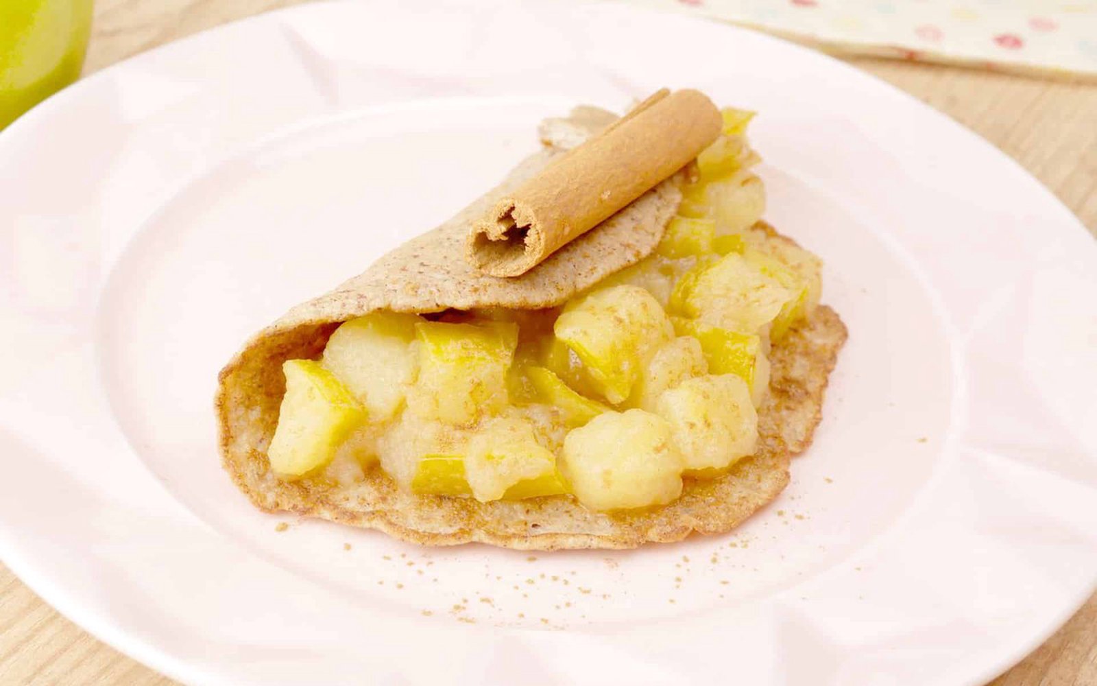 Panqueca Fit de Maçã sem Glúten, sem Lactose e sem Açúcar