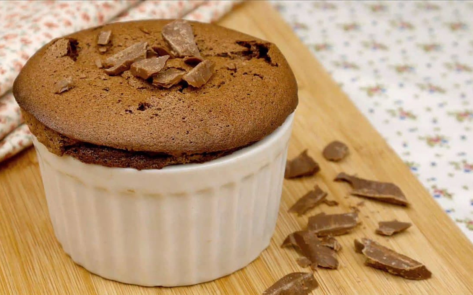 Suflê de Chocolate