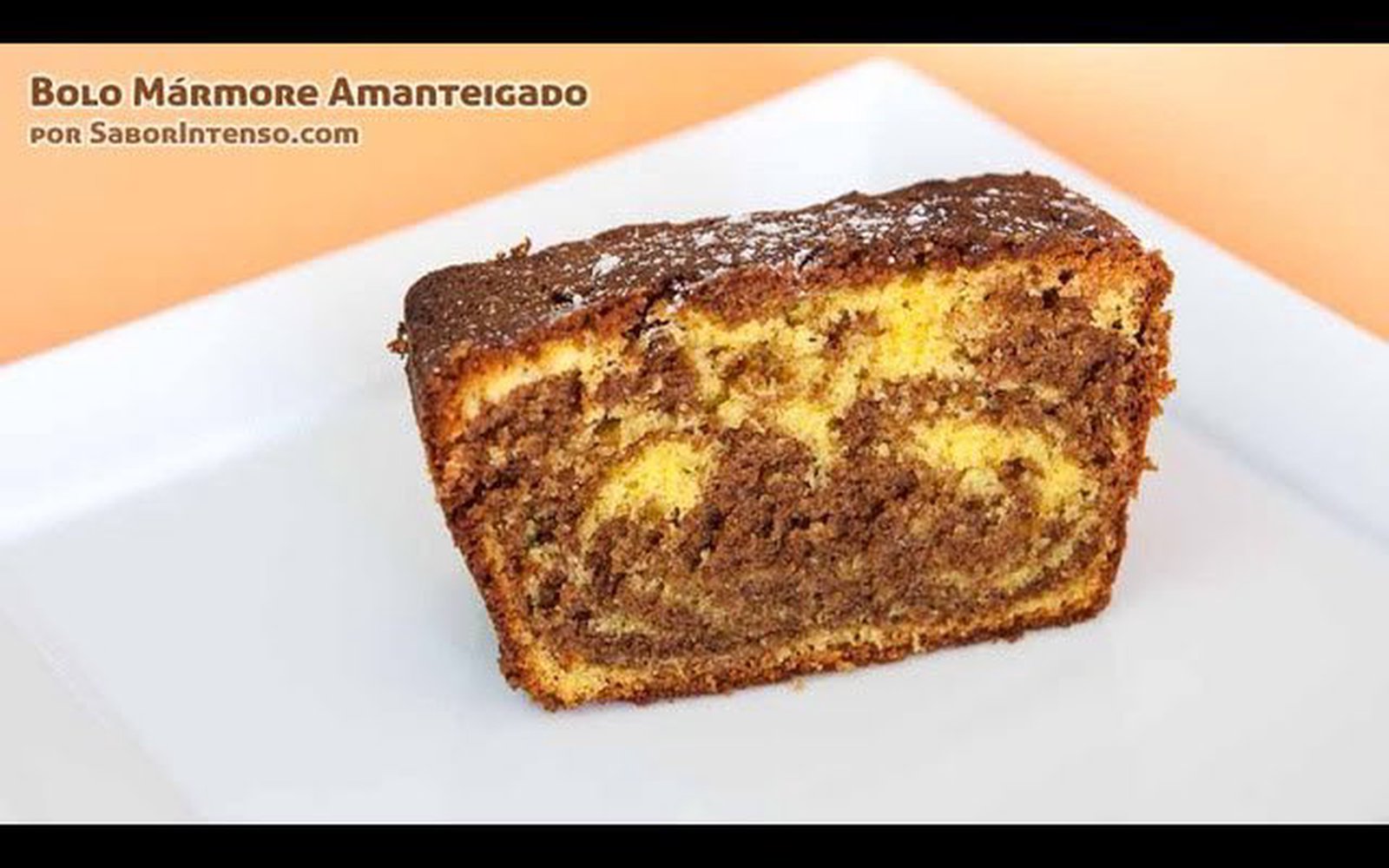 Bolo Mármore Amanteigado