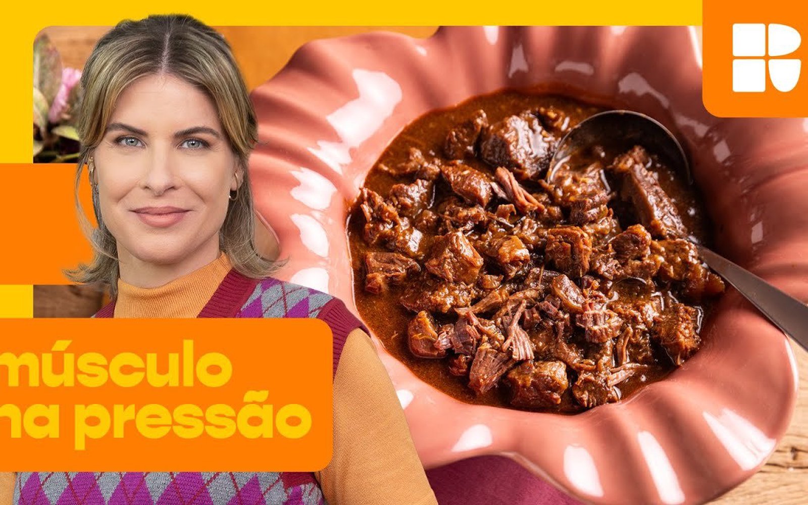Músculo com cerveja preta na panela de pressão