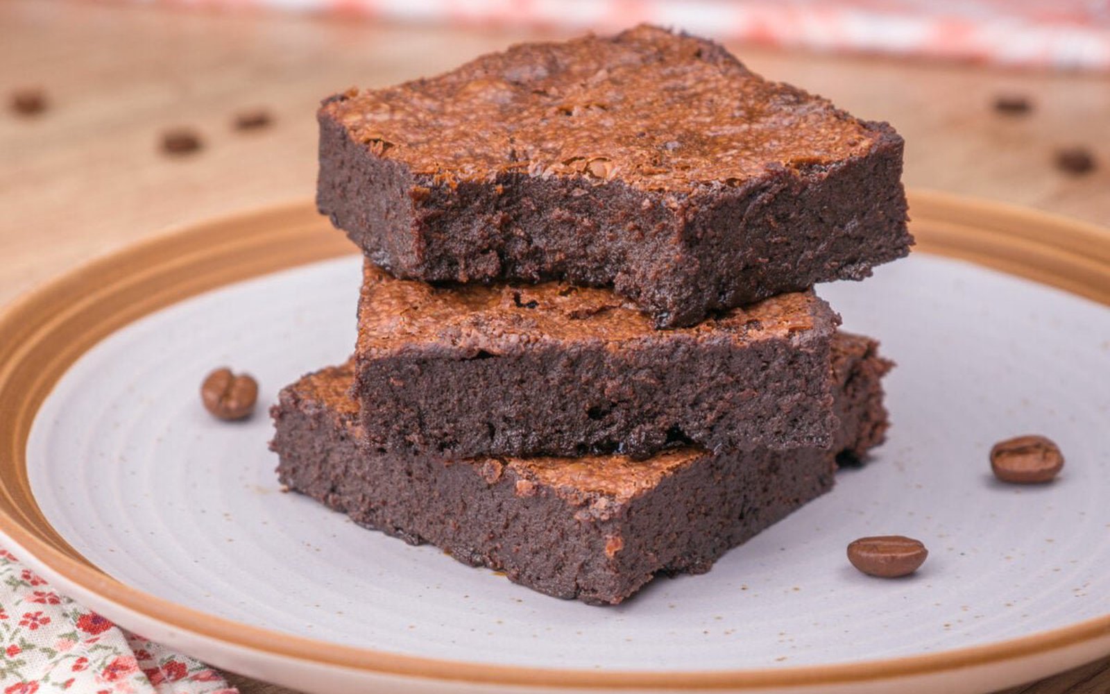 Brownie de Chocolate com Café sem Farinha