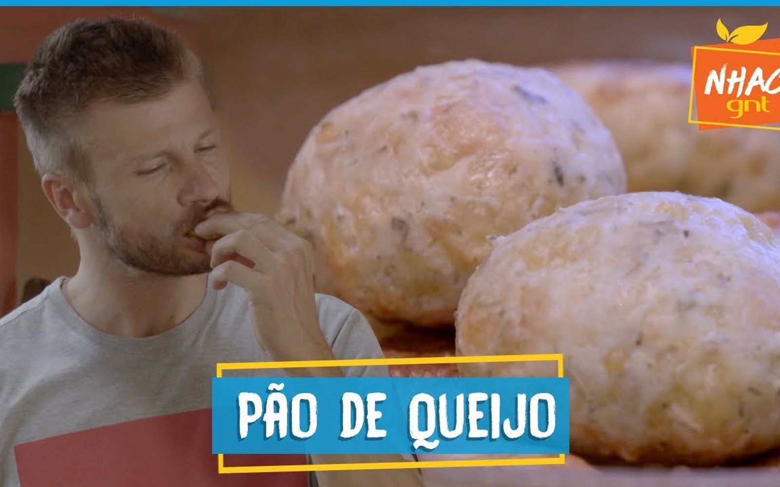 Pão de queijo caseiro aromatizado