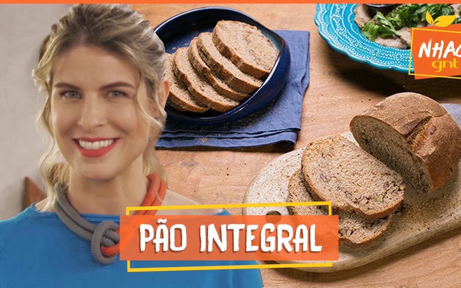 Pão integral com nozes