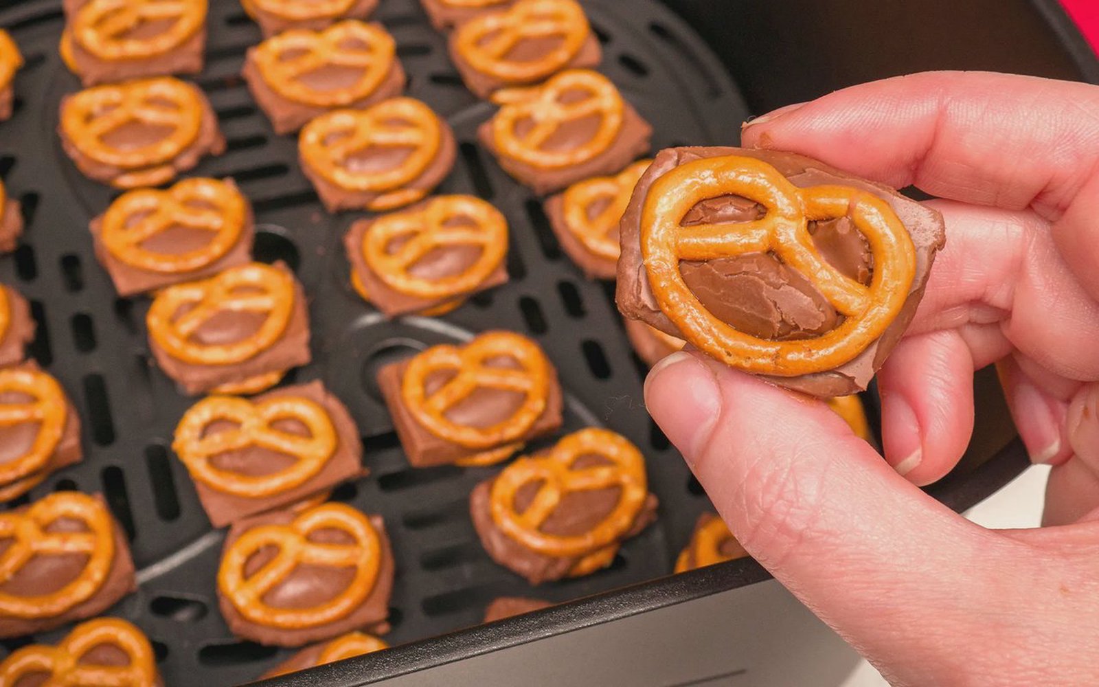 Pretzel Com Chocolate