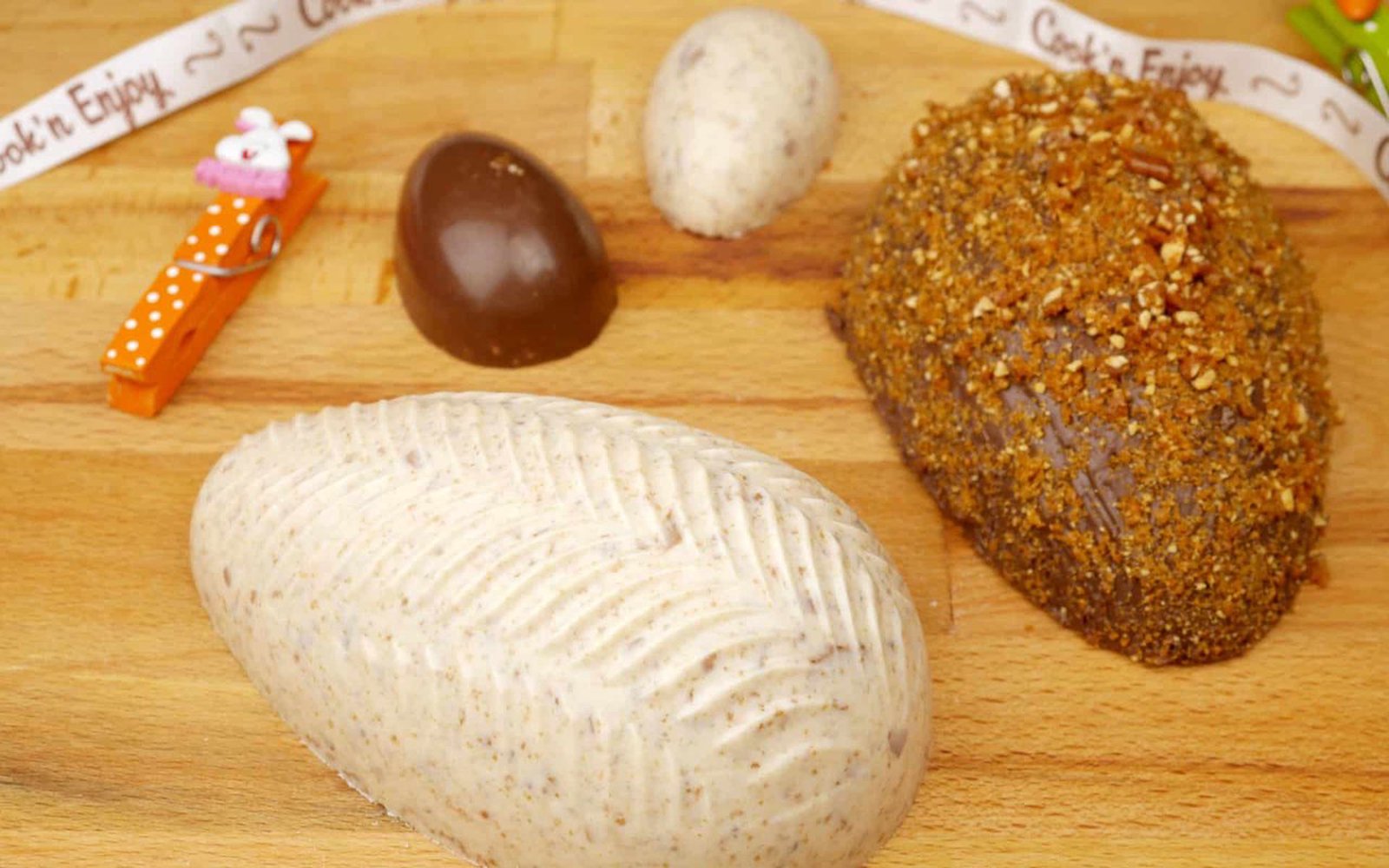 Ovo de Páscoa Crocante de 2 Maneiras - Apenas 4 Ingredientes