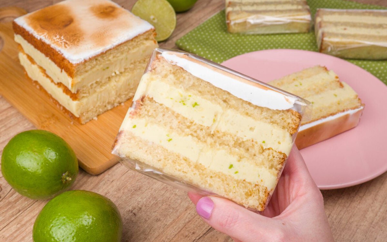 Slice Cake Trufado de Limão
