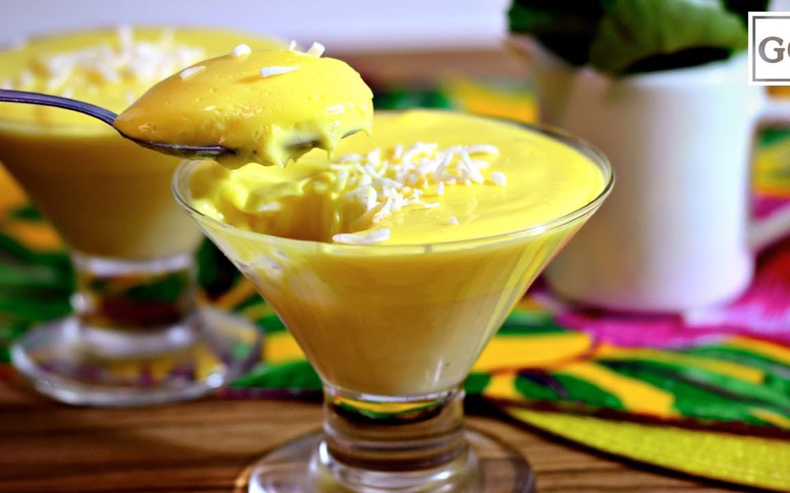 Creme de Abacaxi com Coco