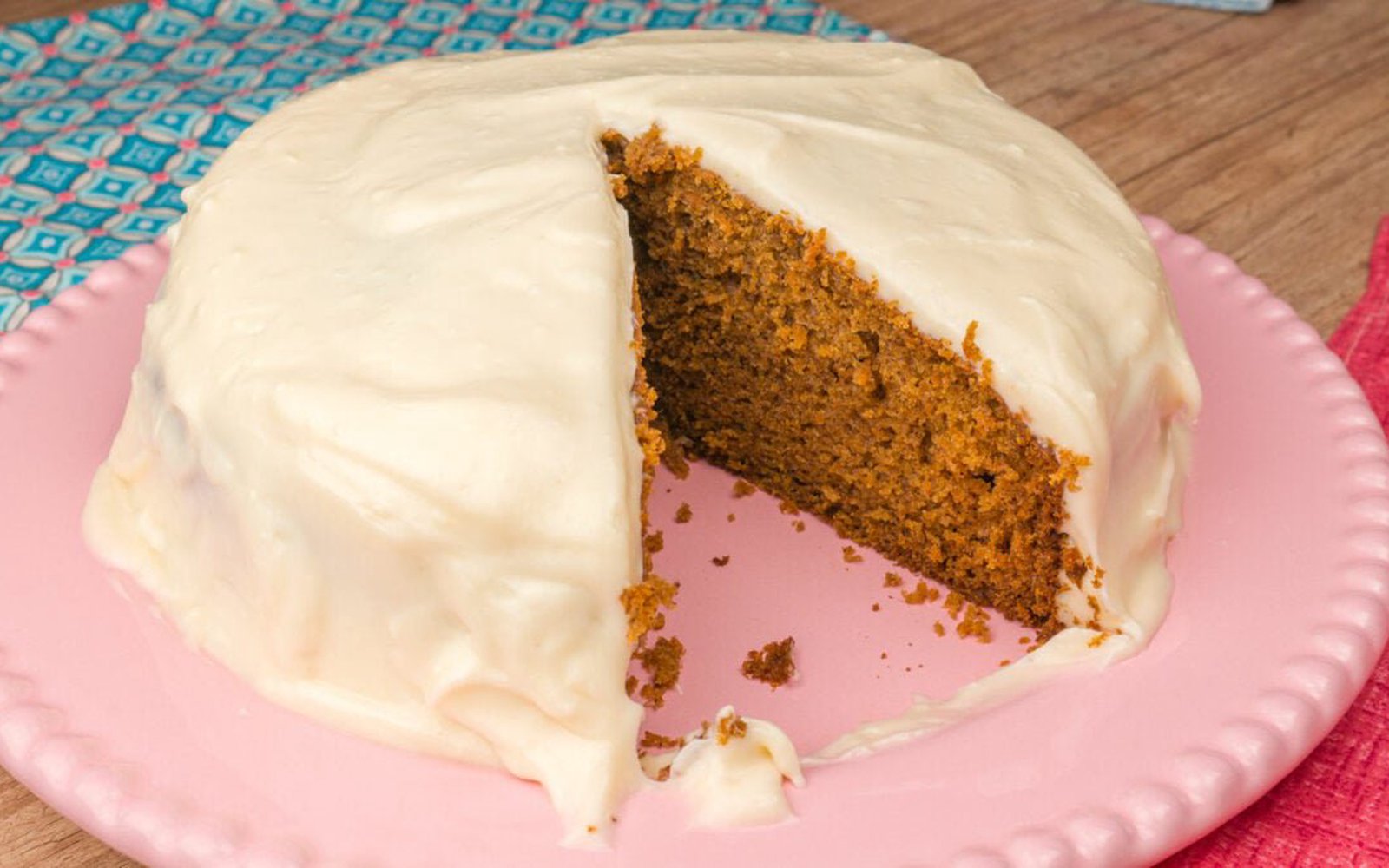 Bolo de Cenoura Americano Carrot Cake