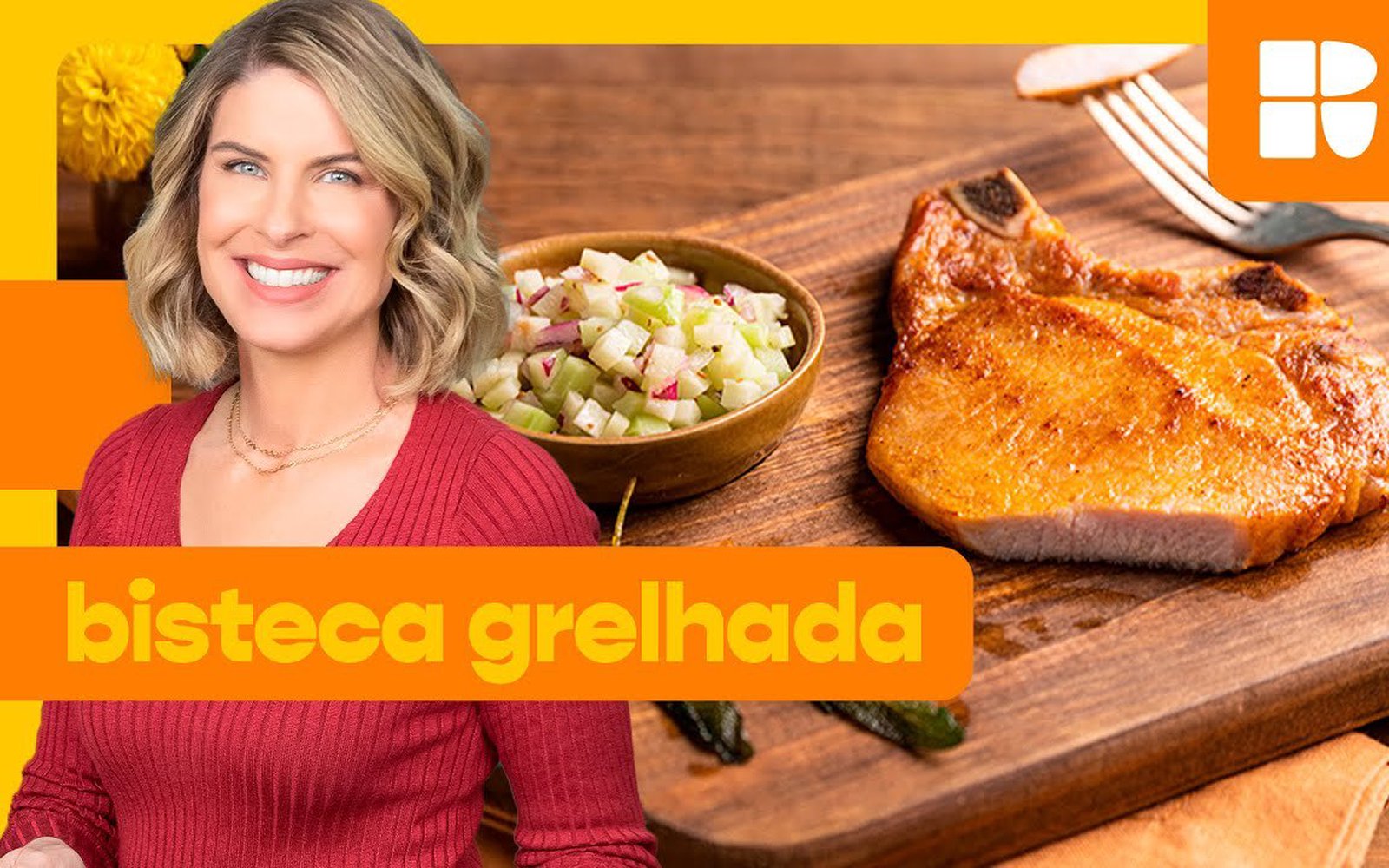 Bisteca grelhada com páprica e sálvia