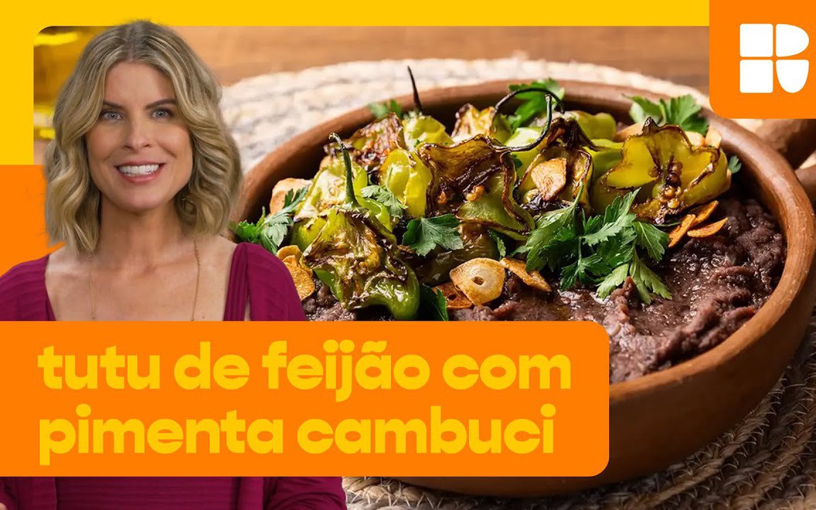 Tutu de feijão preto com pimenta cambuci