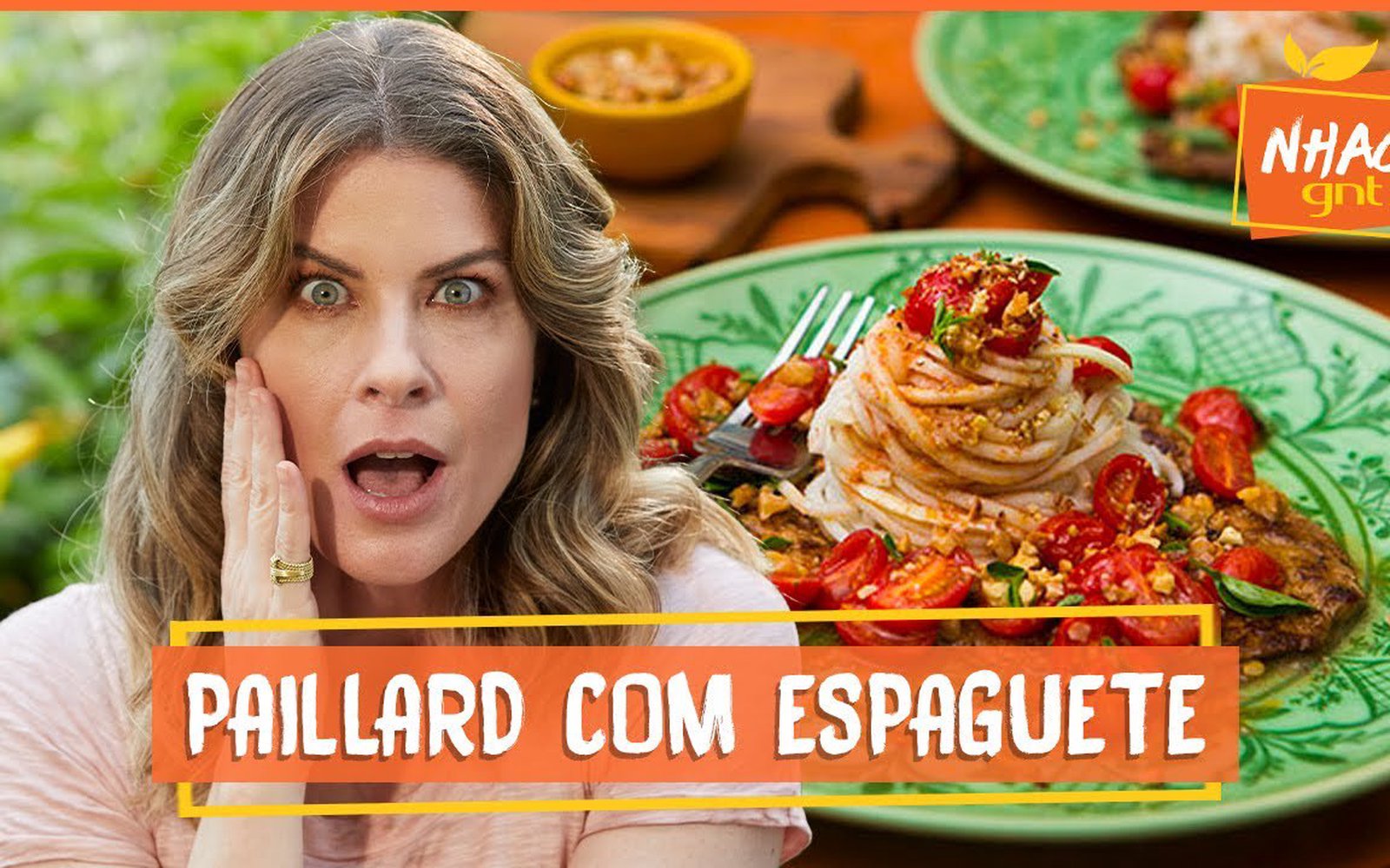 Paillard de Filé Mignon com Espaguete de Pupunha