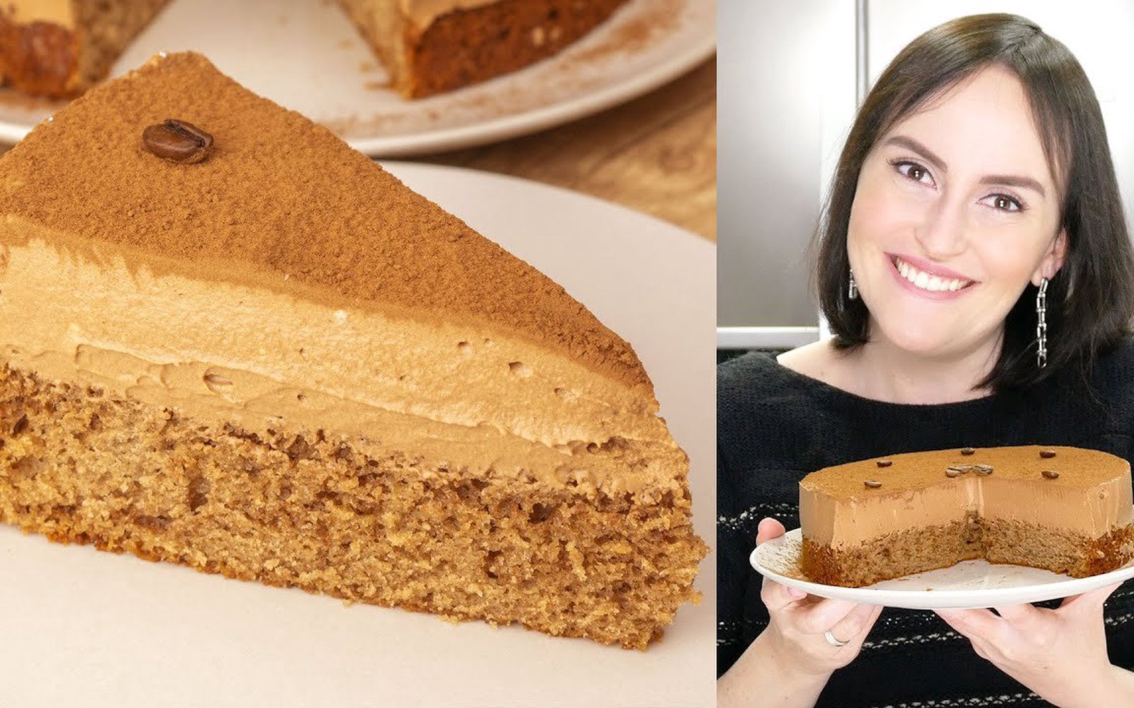Bolo Mousse de Cappuccino